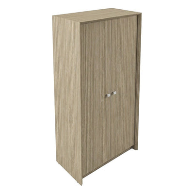 Librero para Despacho - GEBESA CONTEMPO - Frente 90 cm - Con Puertas de Chapa - GCC450180SV - GEBESA - NOGAL BEAT - Librero