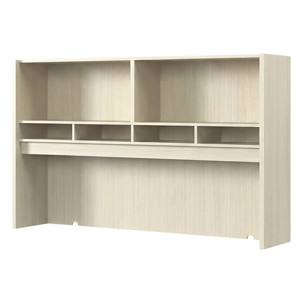 Librero sobre Credenza para Oficina Ejecutiva - GEBESA PRIME - Frente 208 cm - Abierto - GBR471210 - GEBESA - NOGAL BEAT - Librero