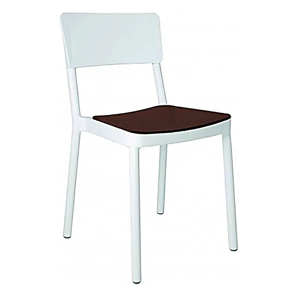 Silla Comercial para Terraza Protección UV - RESOL LISBOA - Varios Colores - Asiento Tapizado