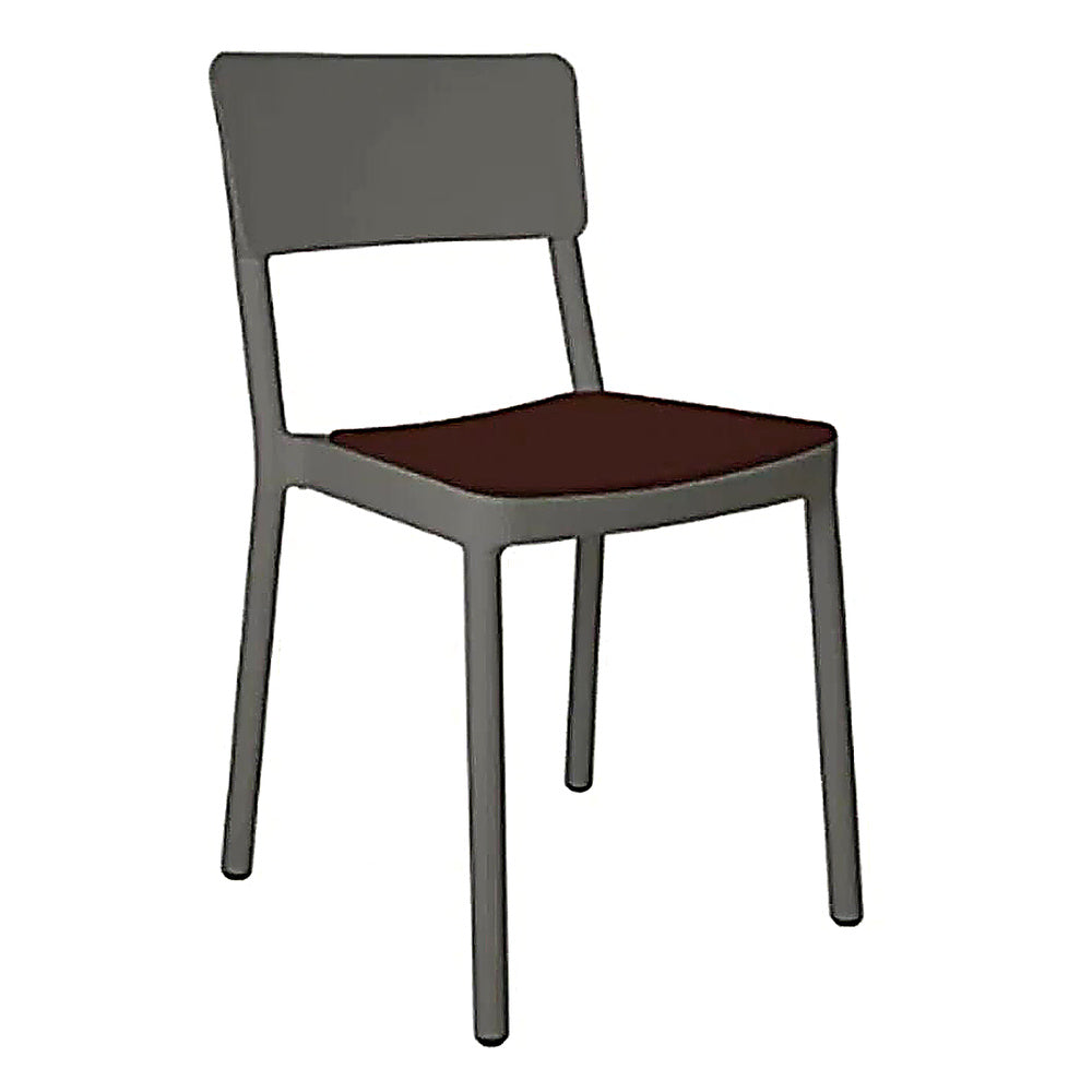 Silla Comercial para Terraza Protección UV - RESOL LISBOA - Varios Colores - Asiento Tapizado