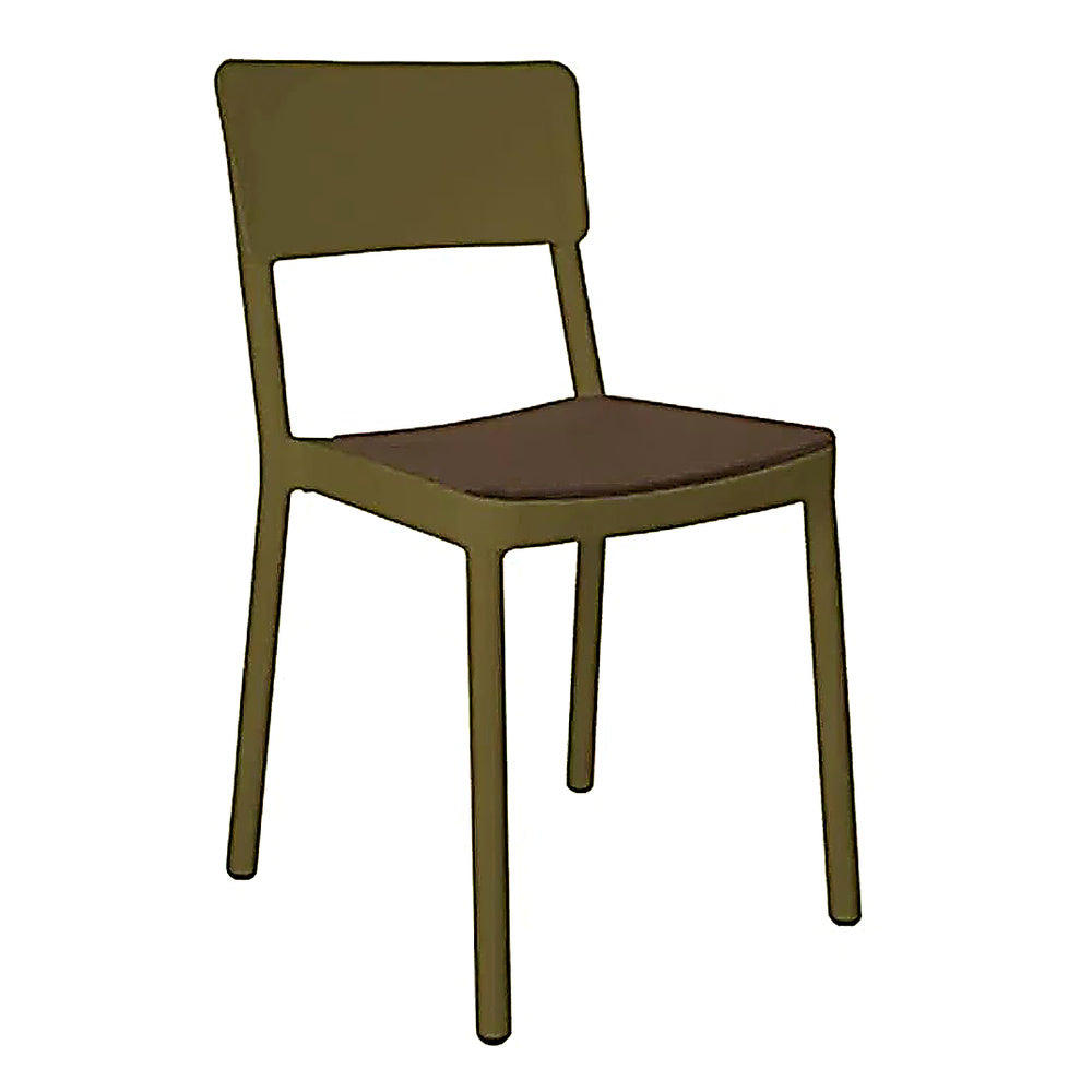 Silla Comercial para Terraza Protección UV - RESOL LISBOA - Varios Colores - Asiento Tapizado