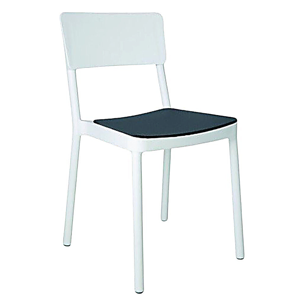 Silla Comercial para Terraza Protección UV - RESOL LISBOA - Varios Colores - Asiento Tapizado