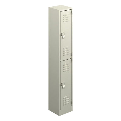 Locker Metálico para Área de Personal - GEBESA ARCHIVO Y ALMACENAJE - Frente 30 cm - 2 Puertas Práctico - GAA732 - GEBESA - NOGAL BEAT - Archivero