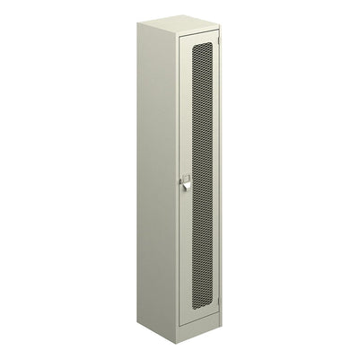 Locker Metálico para Gimnasio - GEBESA ARCHIVO Y ALMACENAJE - Frente 36 cm - 1 Puerta con Malla 3B - GAA751 - GEBESA - NOGAL BEAT - Archivero