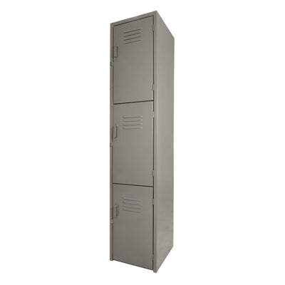 LOCKER OFIK 309 | Locker para Oficina | 3 Puertas | Lámina | Interior - 309 - OFIK - NOGAL BEAT - Mobiliario