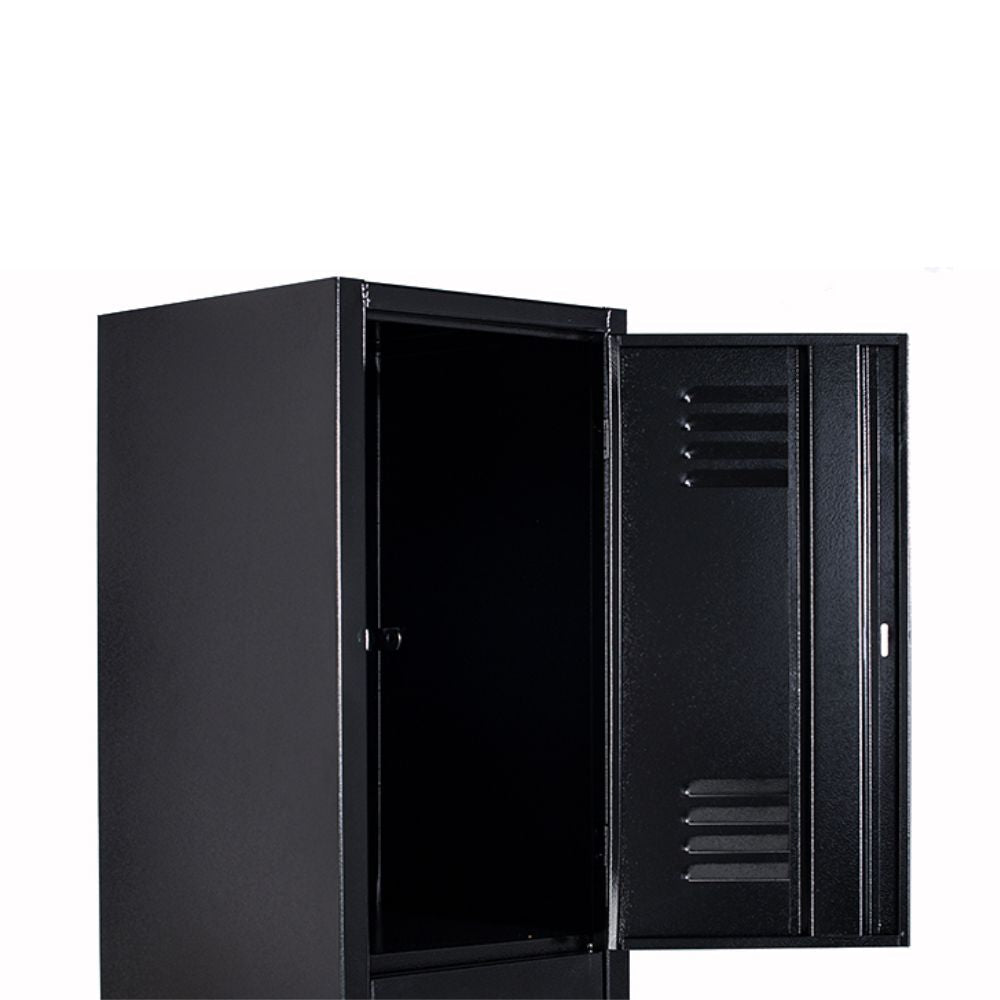 LOCKER OFIK 314 | Locker para Empresa | 3 Puertas | Lamina Acero Rolada | Interior - 314 - OFIK - NOGAL BEAT - Mobiliario