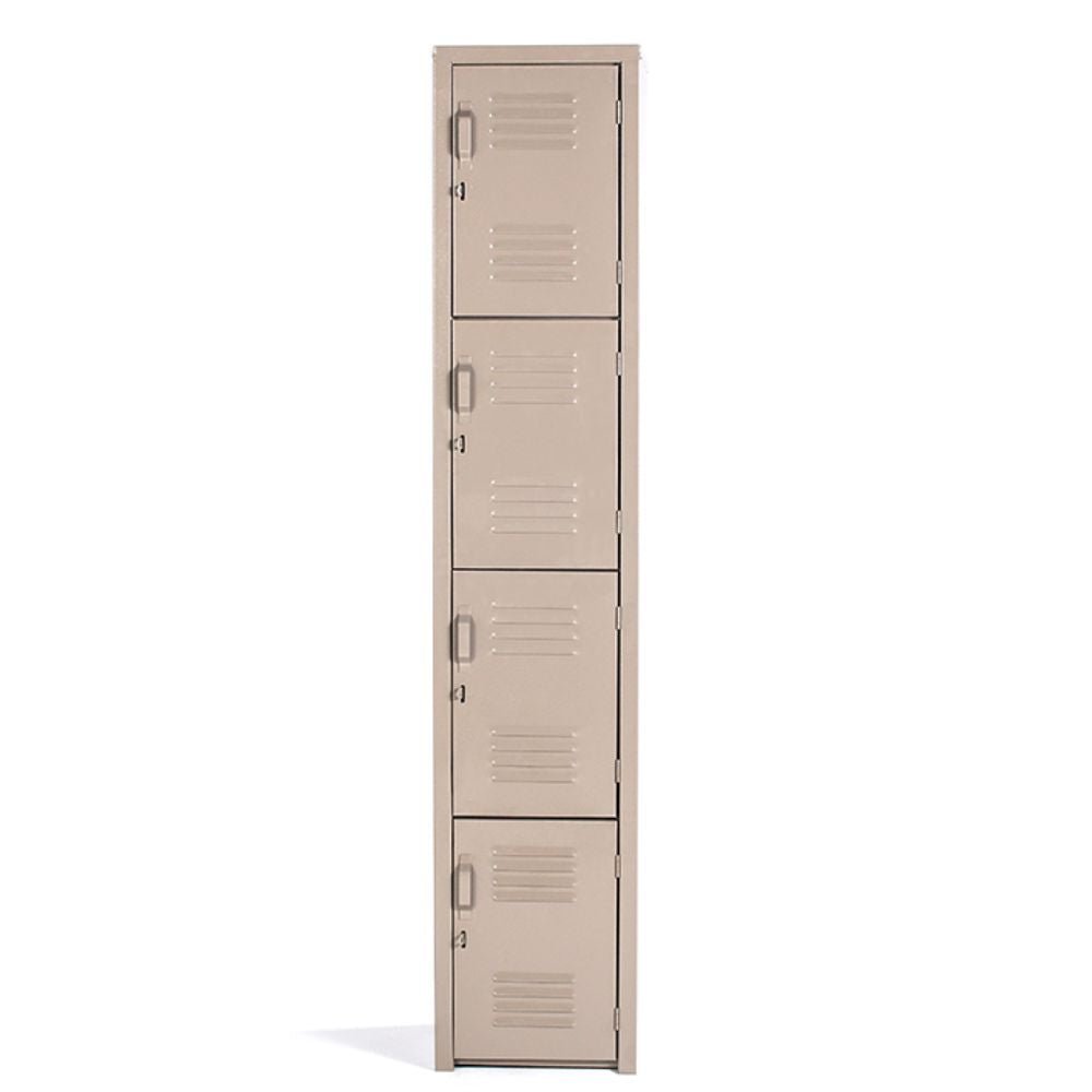 LOCKER OFIK 315 | Locker para Empresa | 4 Puertas | Lamina Acero Rolada | Interior - 315 - OFIK - NOGAL BEAT - Mobiliario