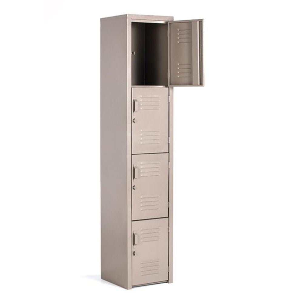 LOCKER OFIK 315 | Locker para Empresa | 4 Puertas | Lamina Acero Rolada | Interior - 315 - OFIK - NOGAL BEAT - Mobiliario