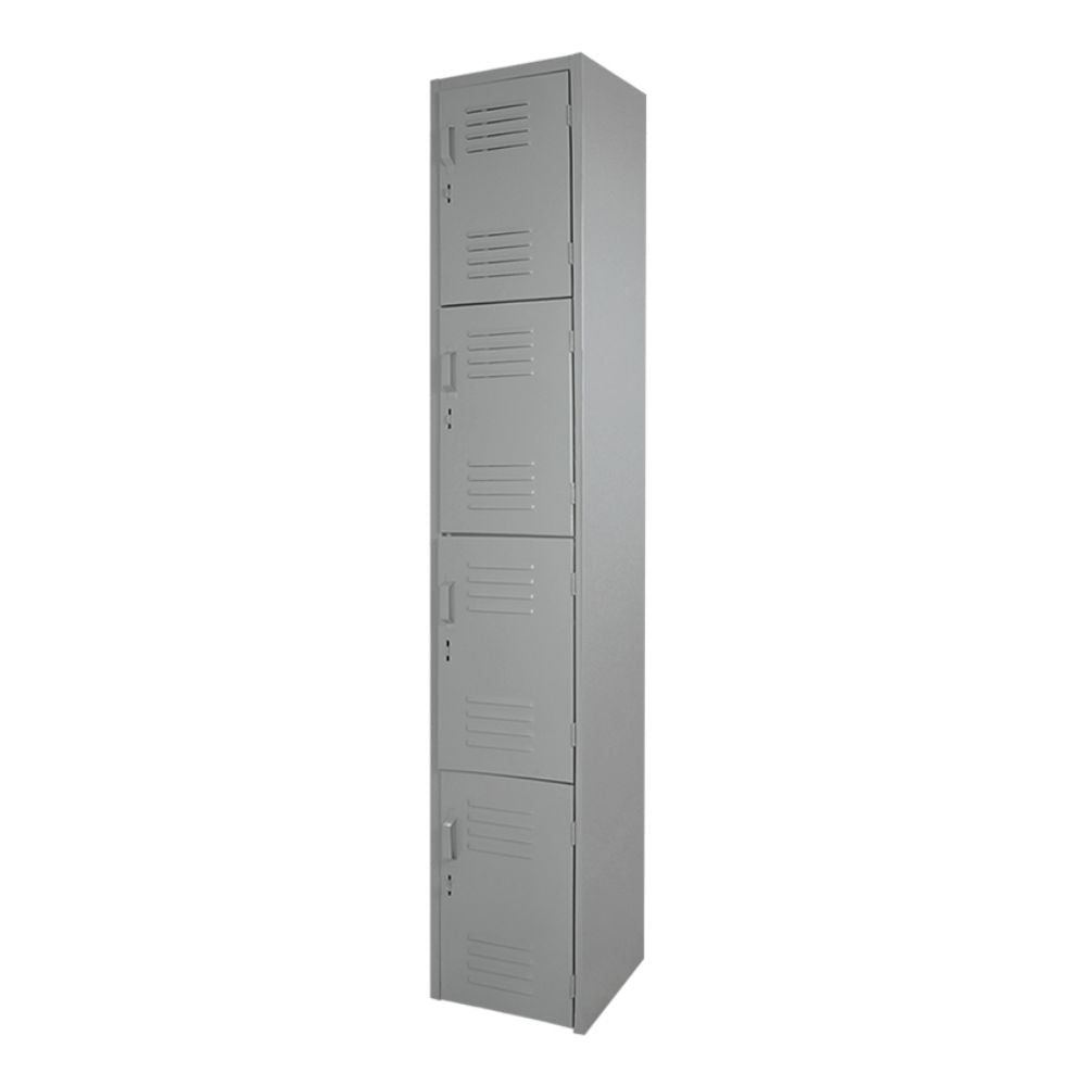 LOCKER OFIK 315 | Locker para Empresa | 4 Puertas | Lamina Acero Rolada | Interior - 315 - OFIK - NOGAL BEAT - Mobiliario