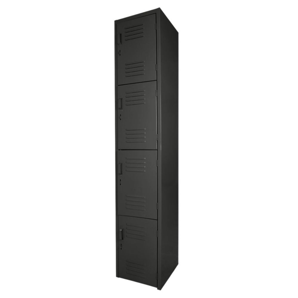 LOCKER OFIK 315 | Locker para Empresa | 4 Puertas | Lamina Acero Rolada | Interior - 315 - OFIK - NOGAL BEAT - Mobiliario