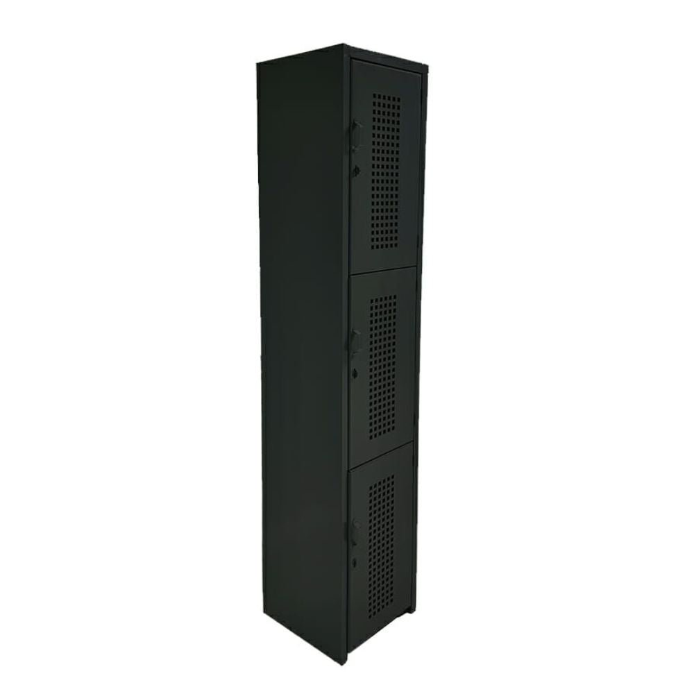 LOCKER OFIK 318 | Locker para Empresa | 2 Puertas | Perforado | Interior - 318 - OFIK - NOGAL BEAT - Mobiliario