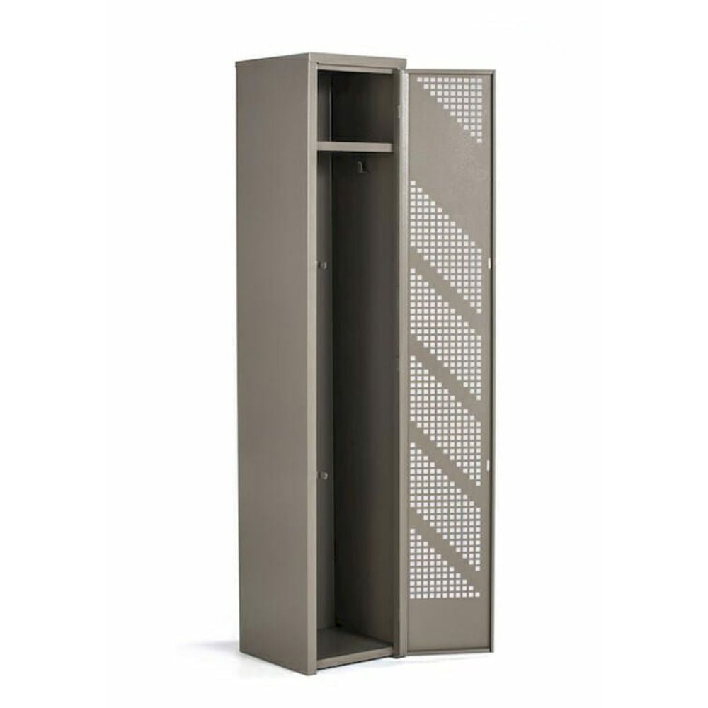 LOCKER OFIK 322 | Locker para Empresa | 1 Puerta | Perforado | Interior - OFK 322 - OFIK - NOGAL BEAT - Mobiliario