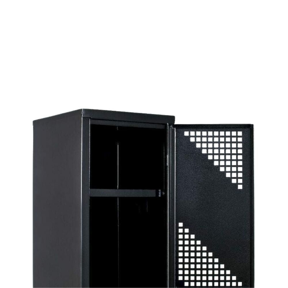 LOCKER OFIK 322 | Locker para Empresa | 1 Puerta | Perforado | Interior - OFK 322 - OFIK - NOGAL BEAT - Mobiliario