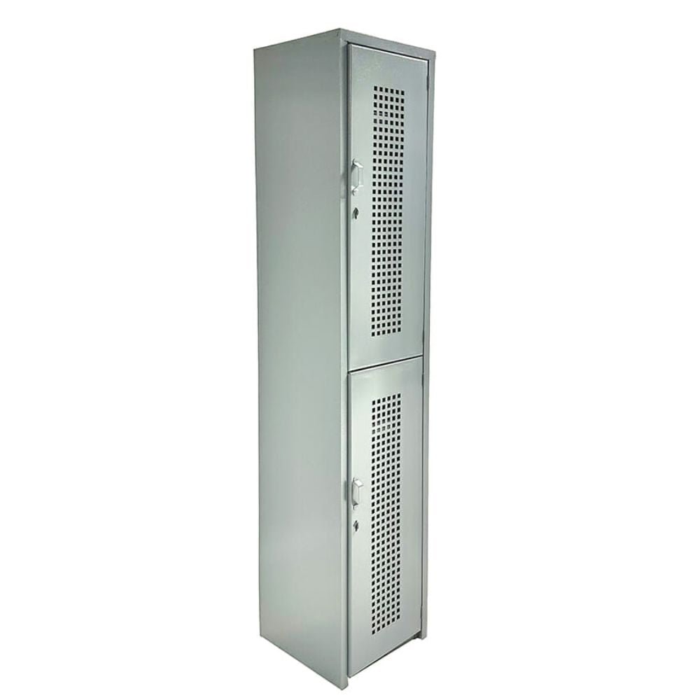 LOCKER OFIK 323 | Locker para Empresa | 2 Puertas | Perforado | Interior - OFK 323 - OFIK - NOGAL BEAT - Mobiliario