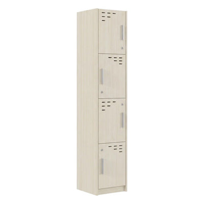 Locker para Área de Personal - GEBESA PRIME - Frente 36 cm - 4 Puertas - GBR744 - GEBESA - NOGAL BEAT - Archivero