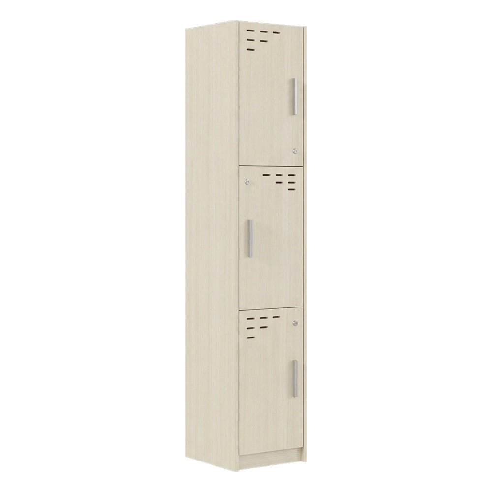 Locker para Vestidor - GEBESA PRIME - Frente 36 cm - 3 Puertas Recto - GBR743 - GEBESA - NOGAL BEAT - Archivero