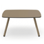 Mesa auxiliar RESOL ANOU con tablero HPL y patas de metal pintado texturizado en varios colores