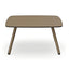 Mesa Auxiliar para Exterior - RESOL ANOU 4 PATAS - Varios Colores - Tablero HPL y Patas de Metal Pintado con Acabado Texturizado - 07067 - Resol - NOGAL BEAT - Mesa de Terraza