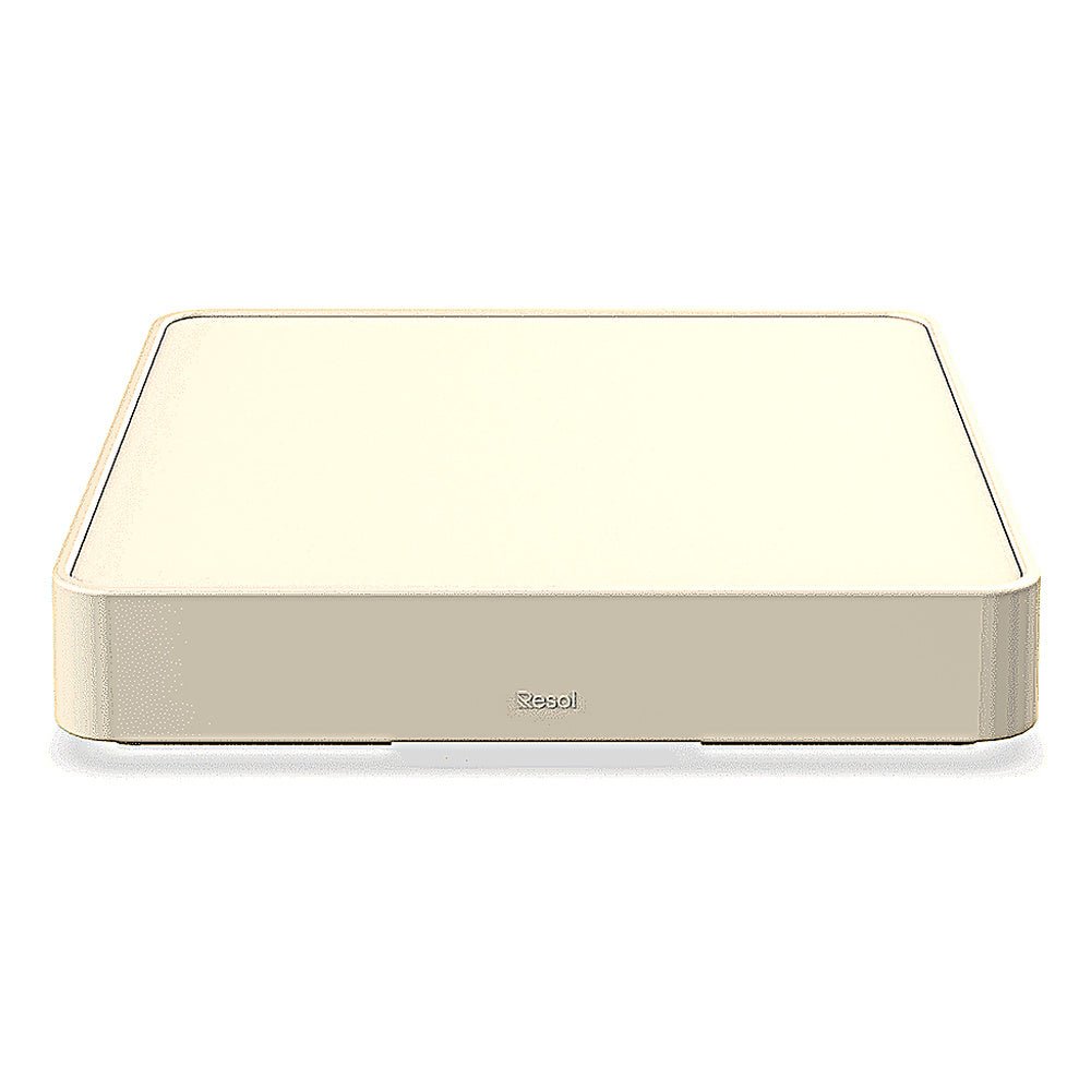 Mesa Auxiliar para Exterior - RESOL BRISA MESA BAJA - Varios Colores - 1 Base - Tablero HPL - 06769 - Resol - NOGAL BEAT - Mesa de Terraza