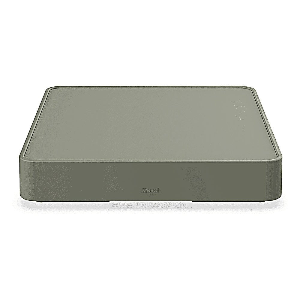 Mesa Auxiliar para Exterior - RESOL BRISA MESA BAJA - Varios Colores - 1 Base - Tablero HPL - 06770 - Resol - NOGAL BEAT - Mesa de Terraza