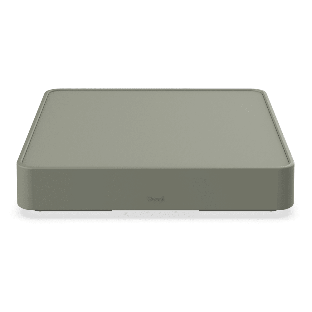 Mesa Auxiliar para Exterior - RESOL BRISA MESA BAJA - Varios Colores - 1 Base - Tablero HPL - 06770 - Resol - NOGAL BEAT - Mesa de Terraza
