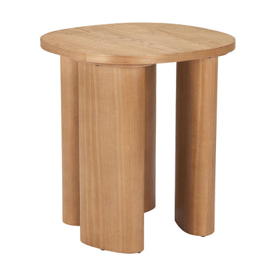 Mesa Auxiliar para Lounge - ZUO BENEN - Natural - Cubierta de MDF con Chapa de Fresno y Estructura de MDF - 110746 - Zuo - NOGAL BEAT - Mesa Comercial Interior