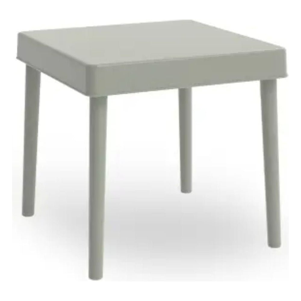 Mesa Comercial al Aire Libre 48 cm - RESOL ALBA - Varios Colores - 4 Puntas Desmontables y Protección UV - 6407 - Resol - NOGAL BEAT - Mesa de Terraza