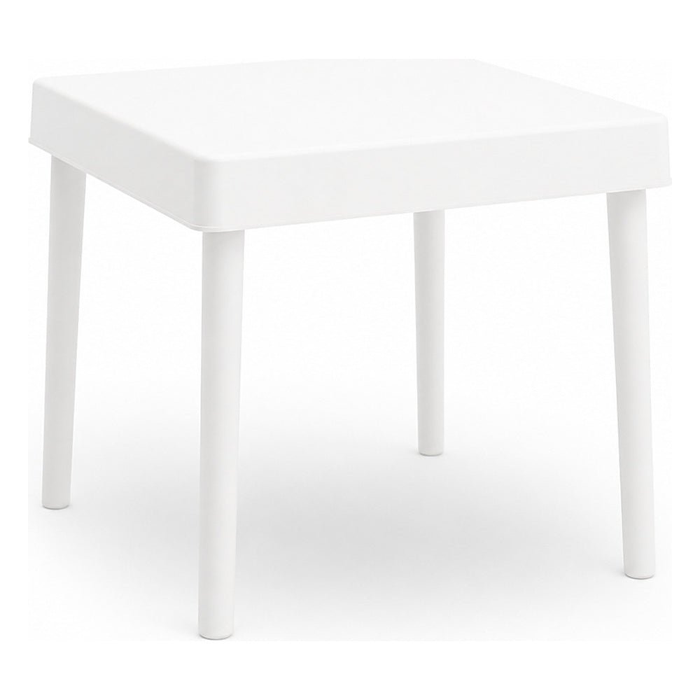 Mesa Comercial al Aire Libre 48 cm - RESOL ALBA - Varios Colores - 4 Puntas Desmontables y Protección UV - 6405 - Resol - NOGAL BEAT - Mesa de Terraza