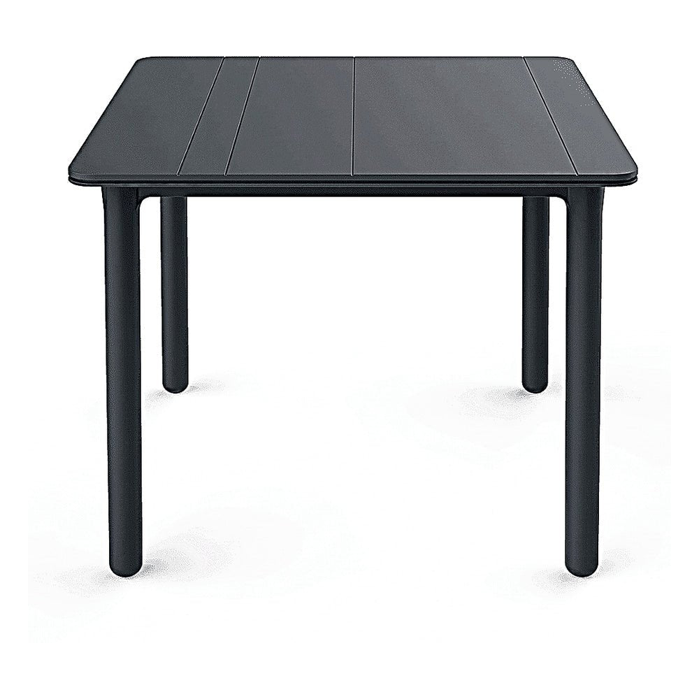 Mesa Comercial al Aire Libre 90 x 90 - RESOL SOLID 90 X 90 - Varios Colores - 4 Puntas y Protección UV - 04170 - Resol - NOGAL BEAT - Mesa de Terraza