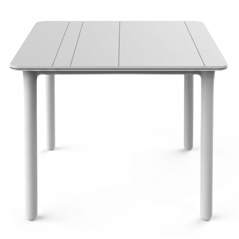 Mesa Comercial al Aire Libre 90 x 90 - RESOL SOLID 90 X 90 - Varios Colores - 4 Puntas y Protección UV - 04166 - Resol - NOGAL BEAT - Mesas