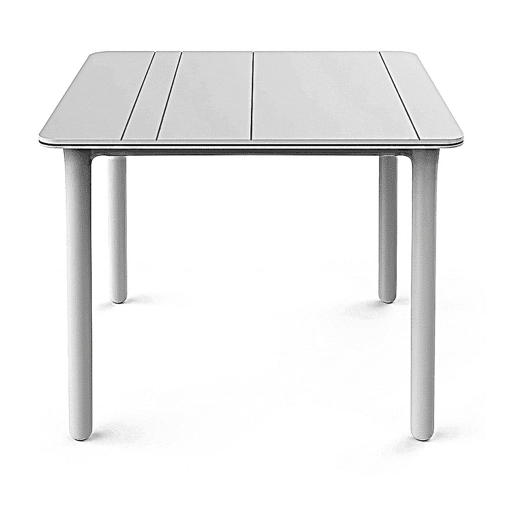 Mesa Comercial al Aire Libre 90 x 90 - RESOL SOLID 90 X 90 - Varios Colores - 4 Puntas y Protección UV - 04166 - Resol - NOGAL BEAT - Mesa de Terraza