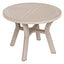 Mesa Comercial al Aire Libre Agujero Parasol - RESOL DALIA 100 DIA - Varios Colores - 4 Puntas Enlazadas con Tacos Antideslizantes y Protección UV - 06683 - Resol - NOGAL BEAT - Mesa de Terraza