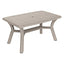 Mesa Comercial al Aire Libre Agujero Parasol - RESOL DALIA 140 X 90 - Varios Colores - 4 Puntas Enlazadas con Tacos Antideslizantes y Protección UV - 06679 - Resol - NOGAL BEAT - Mesa de Terraza