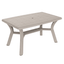 Mesa Comercial al Aire Libre Agujero Parasol - RESOL DALIA 140 X 90 - Varios Colores - 4 Puntas Enlazadas con Tacos Antideslizantes y Protección UV - 6679 - Resol - NOGAL BEAT - Mesa de Terraza