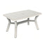 Mesa Comercial al Aire Libre Agujero Parasol - RESOL DALIA 140 X 90 - Varios Colores - 4 Puntas Enlazadas con Tacos Antideslizantes y Protección UV - 05254 - Resol - NOGAL BEAT - Mesa de Terraza