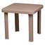 Mesa Comercial al Aire Libre Baja - RESOL ANDORRA - varios Colores - 4 Puntas con Patas Embutidas y Protección - 06710 - Resol - NOGAL BEAT - Mesa de Terraza