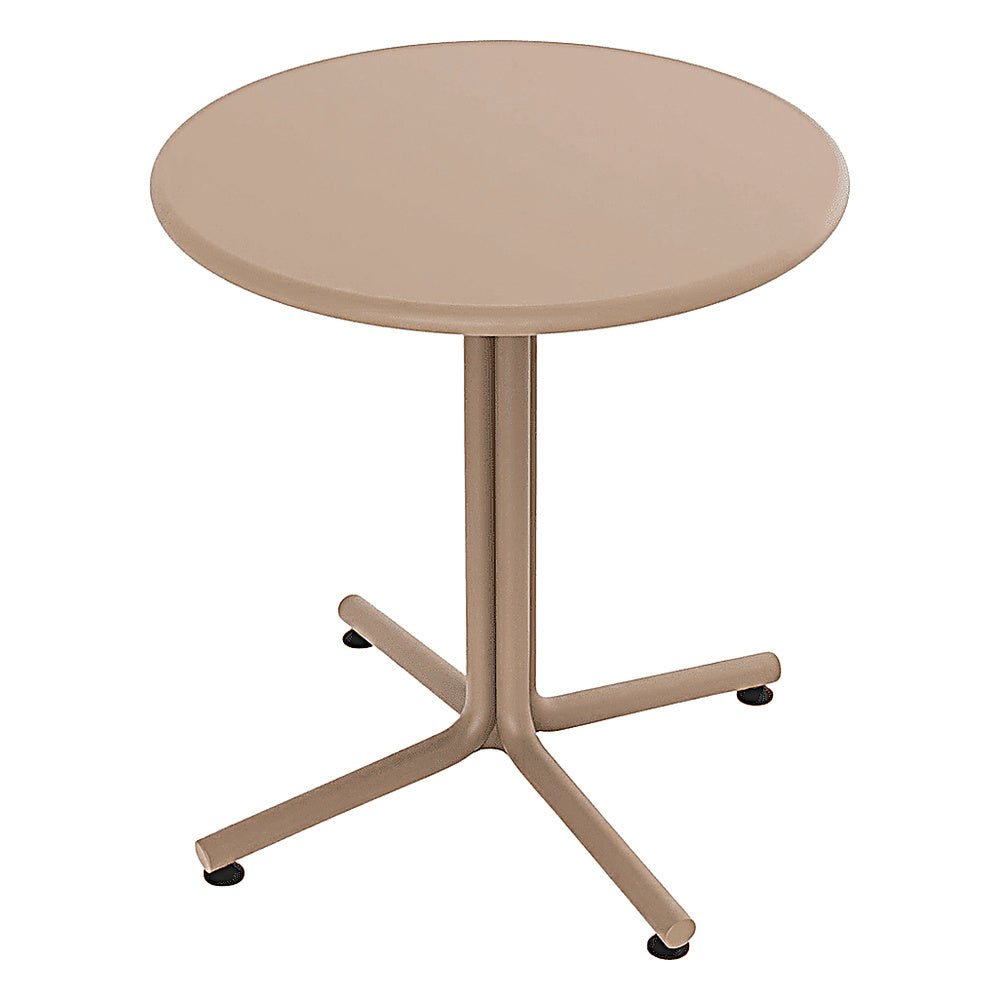 Mesa Comercial al Aire Libre Circular - RESOL BINI - Varios Colores - Polipropileno Con Fibra de Vidrio - Protección UV - 05397 - Resol - NOGAL BEAT - Mesa de Terraza