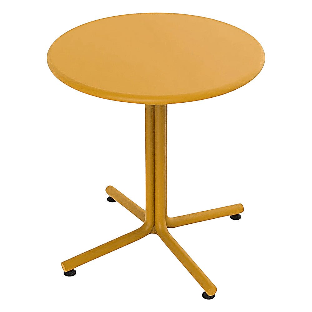 Mesa Comercial al Aire Libre Circular - RESOL BINI - Varios Colores - Polipropileno Con Fibra de Vidrio - Protección UV - 05396 - Resol - NOGAL BEAT - Mesa de Terraza