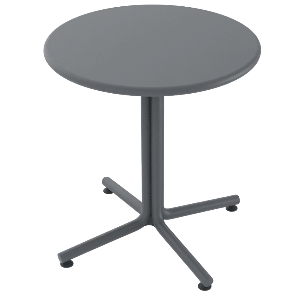 Mesa Comercial al Aire Libre Circular - RESOL BINI - Varios Colores - Polipropileno Con Fibra de Vidrio - Protección UV - 5392 - Resol - NOGAL BEAT - Mesa de Terraza