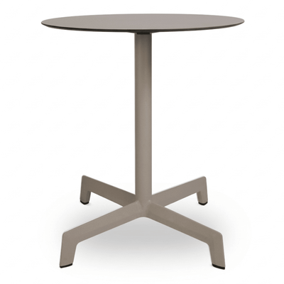 Mesa Comercial al Aire Libre Circular - RESOL SPUTNIK Ø70 - Varios Colores - Estructura de Aluminio y Pie en Poliamida - 06134 - Resol - NOGAL BEAT - Mesa de Terraza