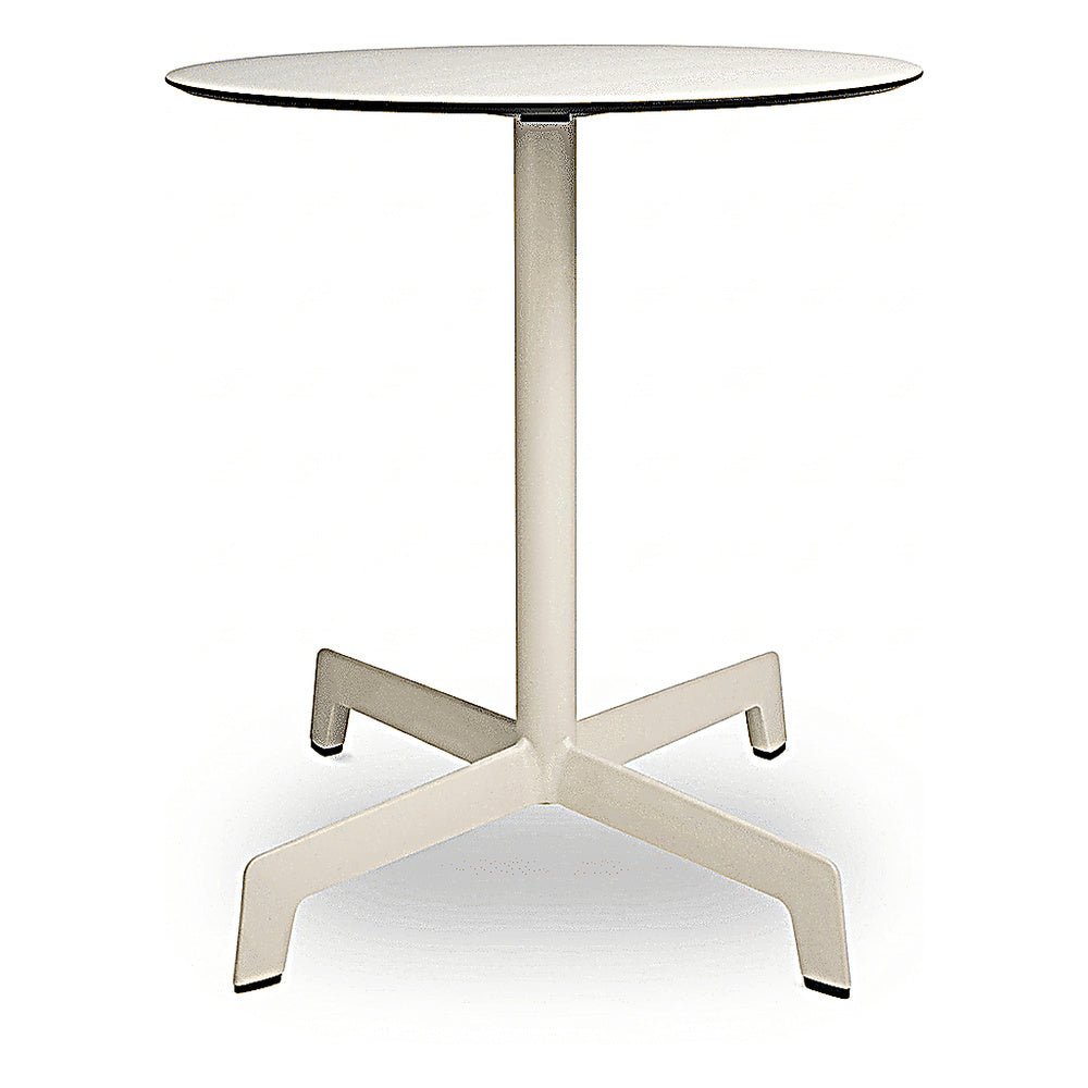 Mesa Comercial al Aire Libre Circular - RESOL SPUTNIK Ø70- Varios Colores - Estructura de Aluminio y Pie en Poliamida - 06132 - Resol - NOGAL BEAT - Mesa de Terraza