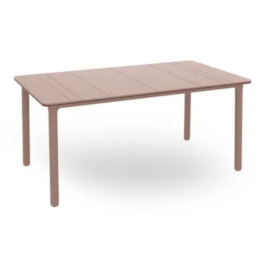 Mesa Comercial al Aire Libre Reciclado - RESOL SOLID RECYCLED 160 X 90 - Varios Colores - 4 Puntas y Protección UV - 06403 - Resol - NOGAL BEAT - Mesas