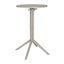 Mesa Comercial al Aire Libre Redonda - ALBAR AR - 403 - Varios Colores - Protección UV - AR - 403 A - ALBAR - NOGAL BEAT - Mesas