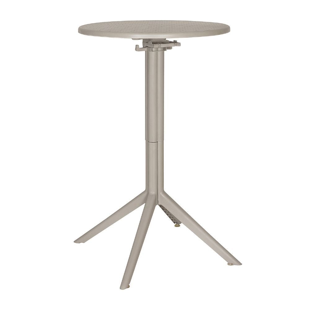 Mesa Comercial al Aire Libre Redonda - ALBAR AR - 403 - Varios Colores - Protección UV - AR - 403 A - ALBAR - NOGAL BEAT - Mesas