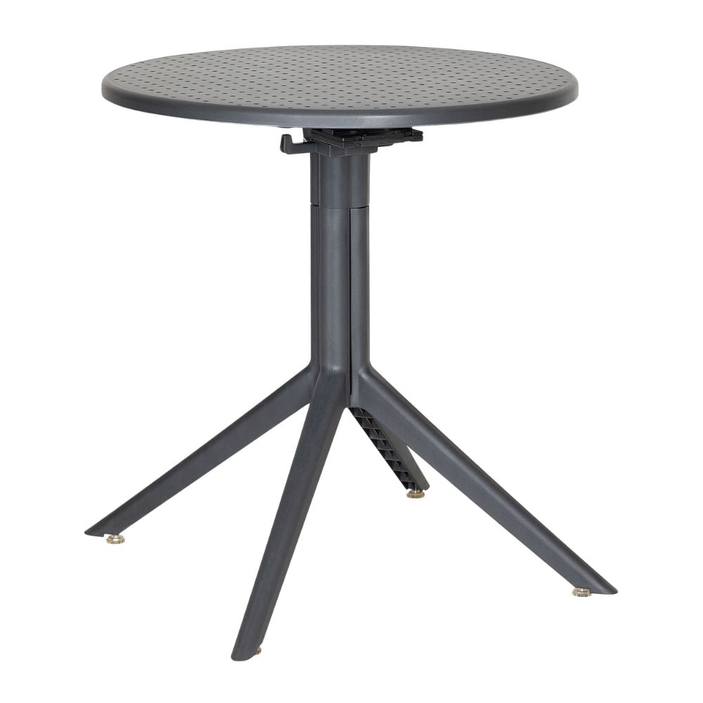 Mesa Comercial al Aire Libre Redonda - ALBAR AR - 403 - Varios Colores - Protección UV - AR - 403 B - ALBAR - NOGAL BEAT - Mesas