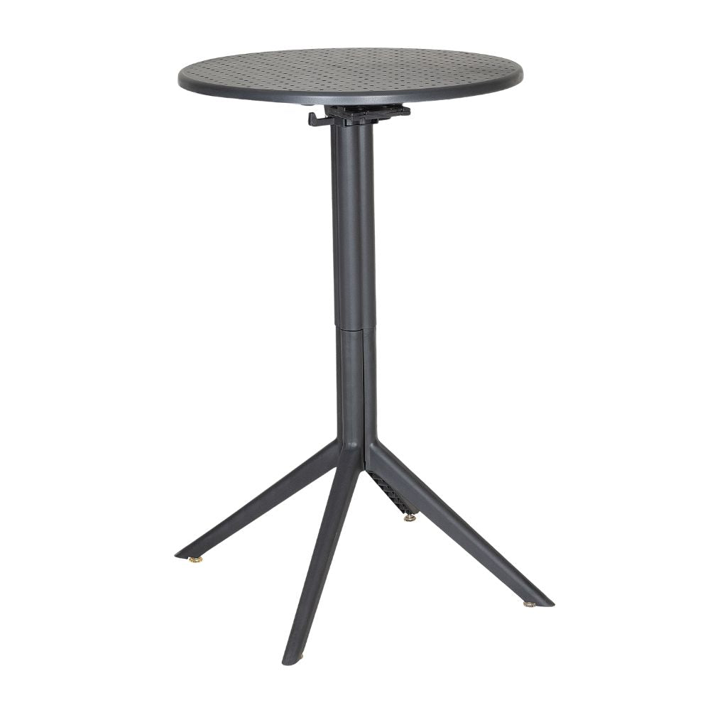 Mesa Comercial al Aire Libre Redonda - ALBAR AR - 403 - Varios Colores - Protección UV - AR - 403 A - ALBAR - NOGAL BEAT - Mesas