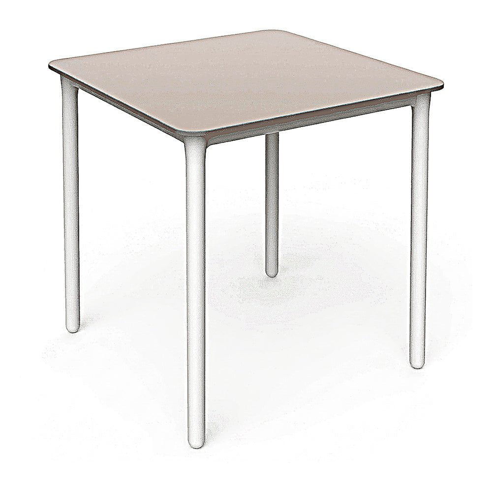 Mesa Comercial al Aire Libre - RESOL MARSELLA - Varios Colores - 4 Puntas y Protección UV - 04579 - Resol - NOGAL BEAT - Mesa de Terraza