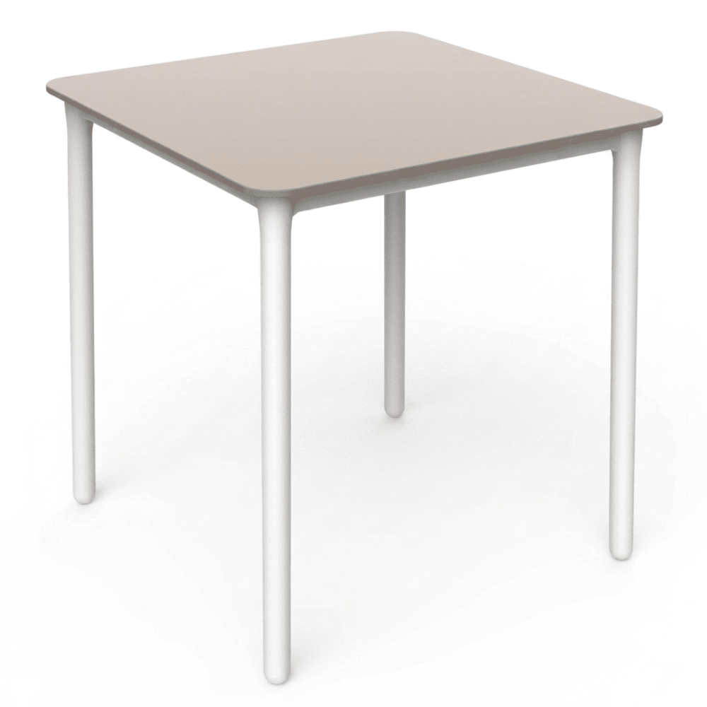 Mesa Comercial al Aire Libre - RESOL MARSELLA - Varios Colores - 4 Puntas y Protección UV - 4579 - Resol - NOGAL BEAT - Mesa de Terraza