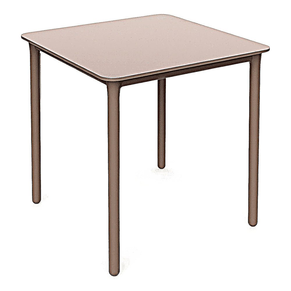 Mesa Comercial al Aire Libre - RESOL MARSELLA - Varios Colores - 4 Puntas y Protección UV - 04578 - Resol - NOGAL BEAT - Mesa de Terraza