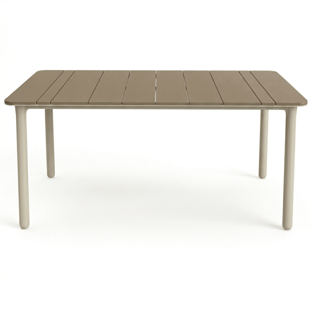Mesa Comercial al Aire Libre - RESOL NOA 90 x 160 - Varios Colores - Protección UV - Polipropileno - 7149 - Resol - NOGAL BEAT - Mesa de Terraza